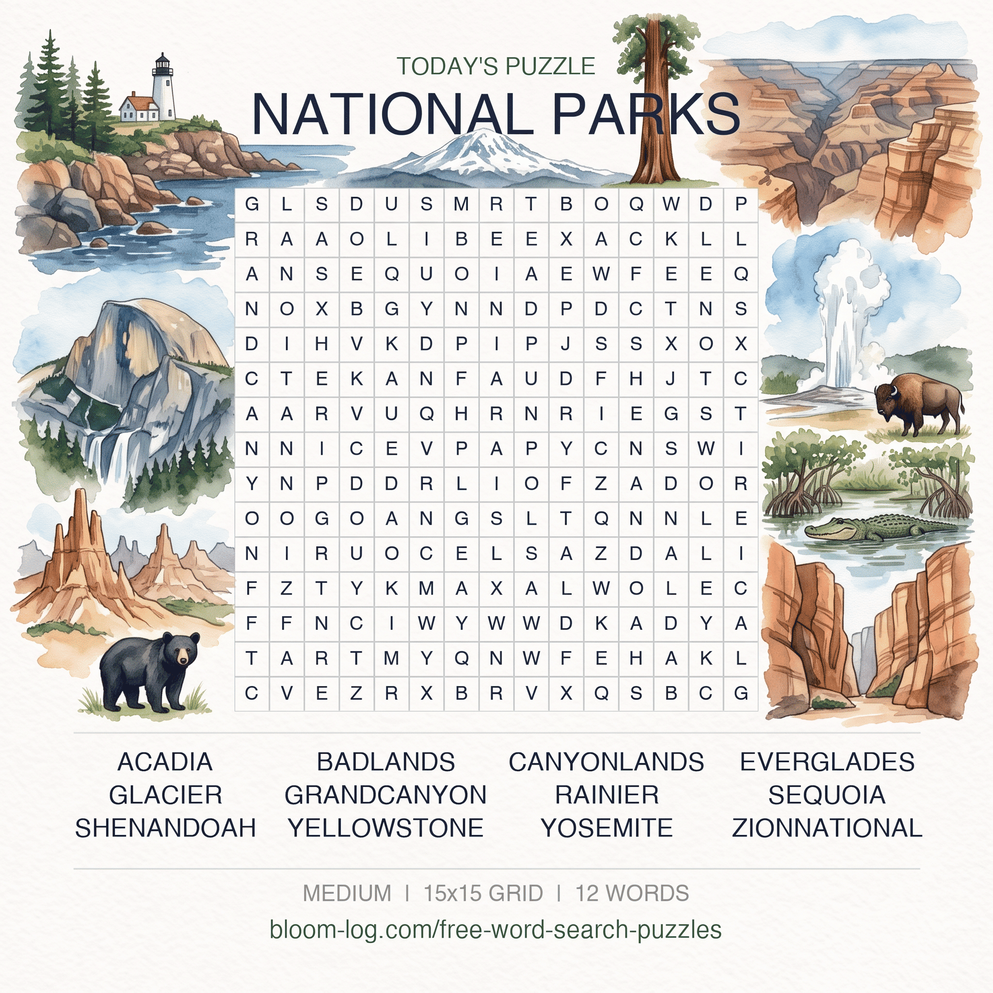 National Parks 1 1